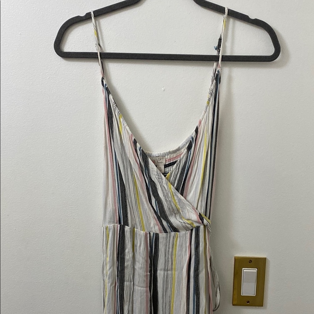 LOFT Multicolor Striped Camisole